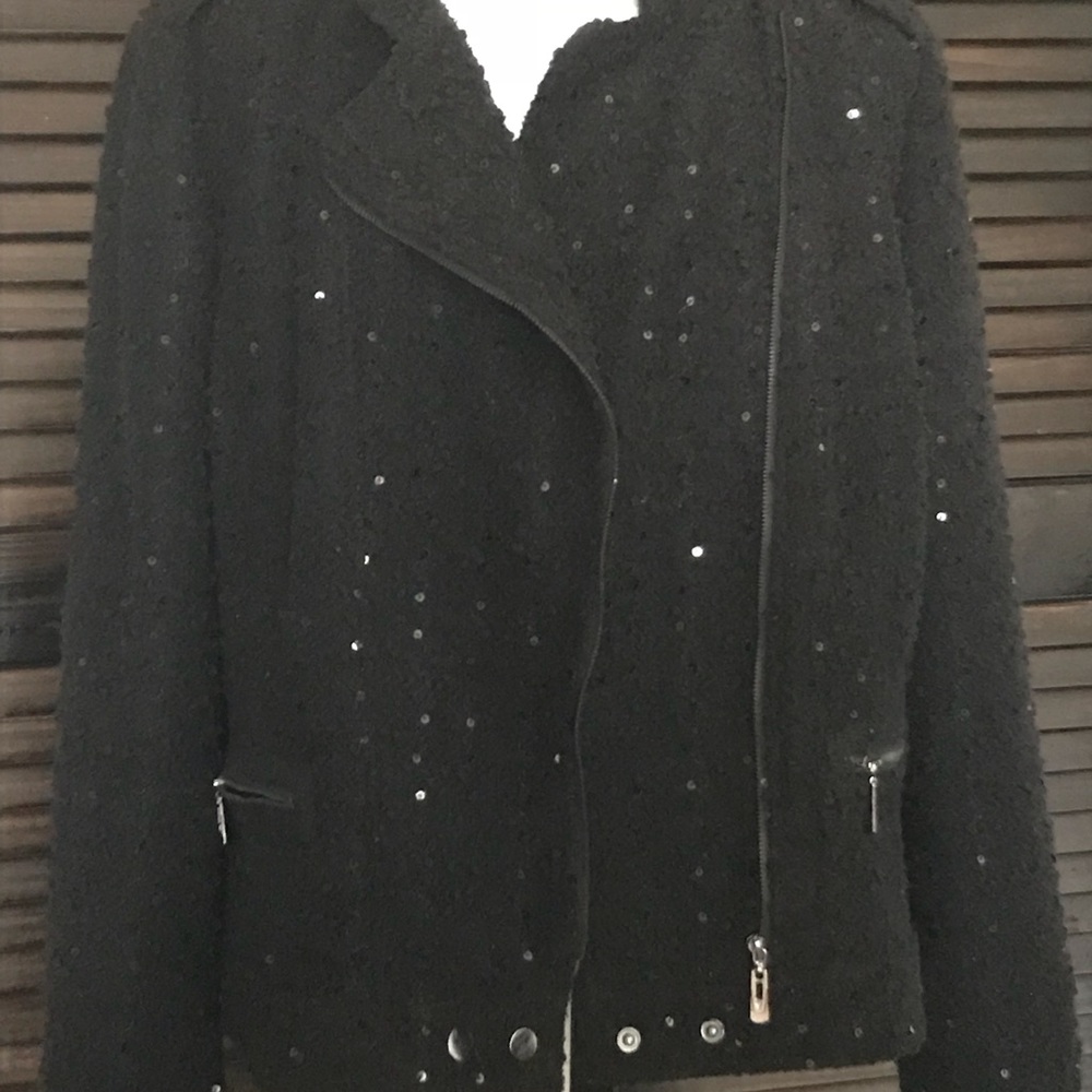 Black sequin Relativity jacket